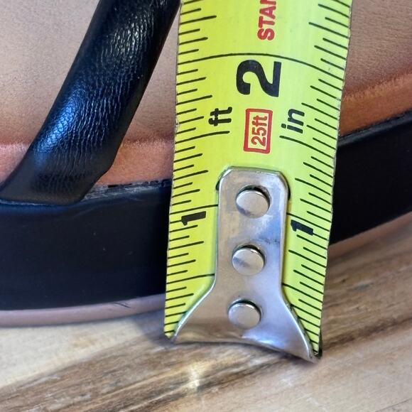 ROUGE Black Platform Sandals Women’s 8M - Picture 6 of 8